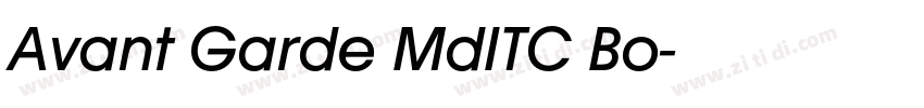 Avant Garde MdITC Bo字体转换